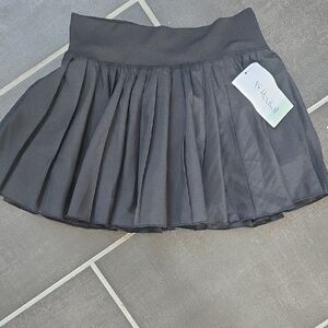 AS RIVAL Charcoal Skater Skirt